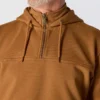 Paxton waterafstotende, zware hoodie met kwartrits voor heren - carhartt Rain Defender Hoodies
