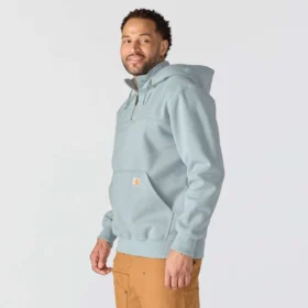 Paxton waterafstotende, zware hoodie met kwartrits voor heren – carhartt Rain Defender Hoodies