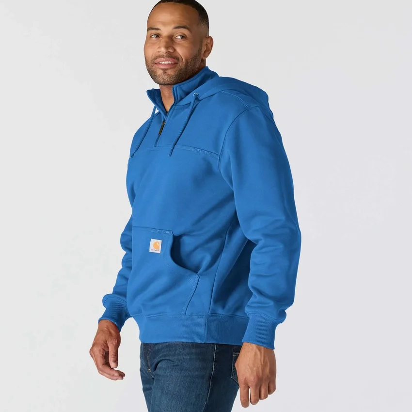 Paxton waterafstotende, zware hoodie met kwartrits voor heren - carhartt Rain Defender Hoodies