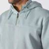 Paxton waterafstotende, zware hoodie met kwartrits voor heren - carhartt Rain Defender Hoodies
