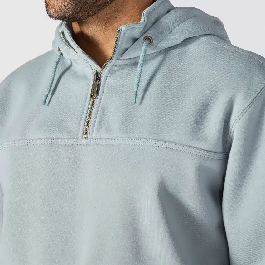 Paxton waterafstotende, zware hoodie met kwartrits voor heren - carhartt Rain Defender Hoodies