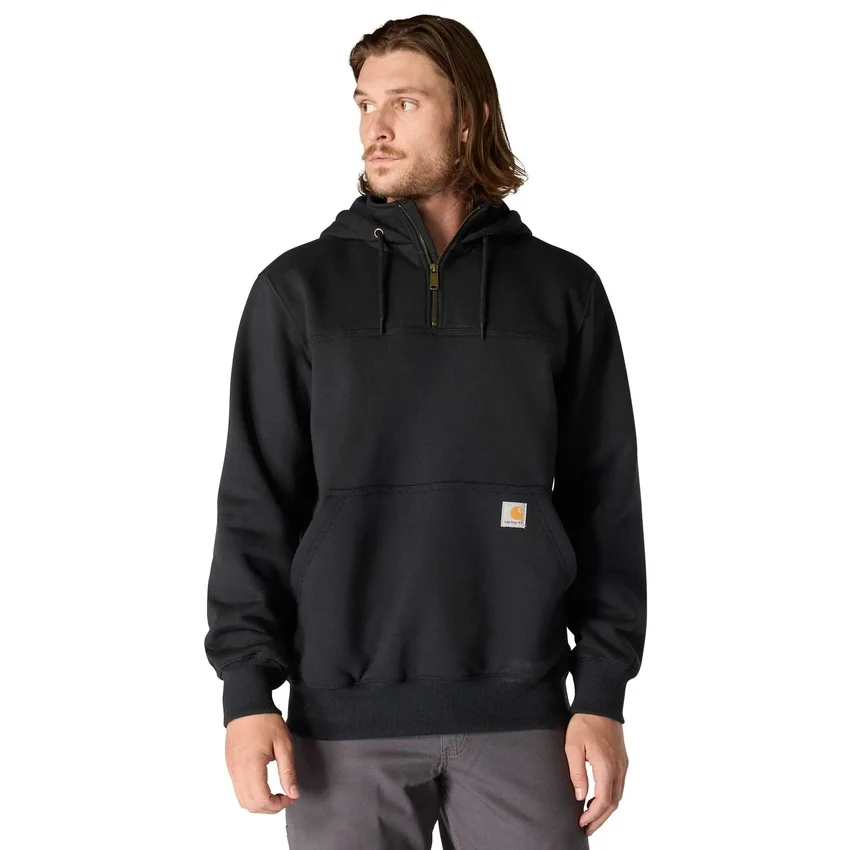 Paxton waterafstotende, zware hoodie met kwartrits voor heren - carhartt Rain Defender Hoodies