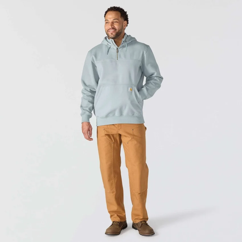 Paxton waterafstotende, zware hoodie met kwartrits voor heren - carhartt Rain Defender Hoodies