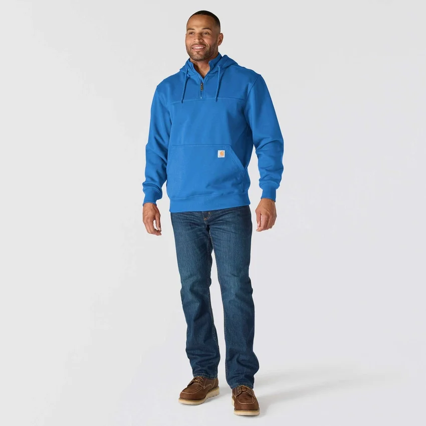 Paxton waterafstotende, zware hoodie met kwartrits voor heren - carhartt Rain Defender Hoodies