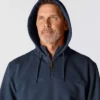 Paxton waterafstotende, zware hoodie met kwartrits voor heren - carhartt Rain Defender Hoodies