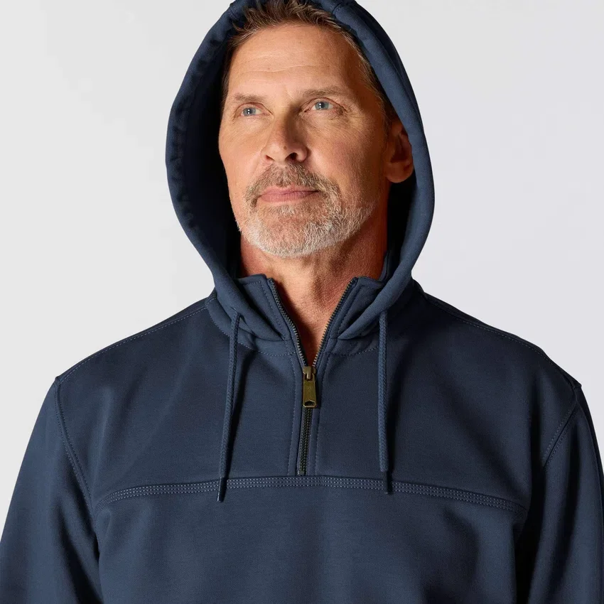 Paxton waterafstotende, zware hoodie met kwartrits voor heren - carhartt Rain Defender Hoodies