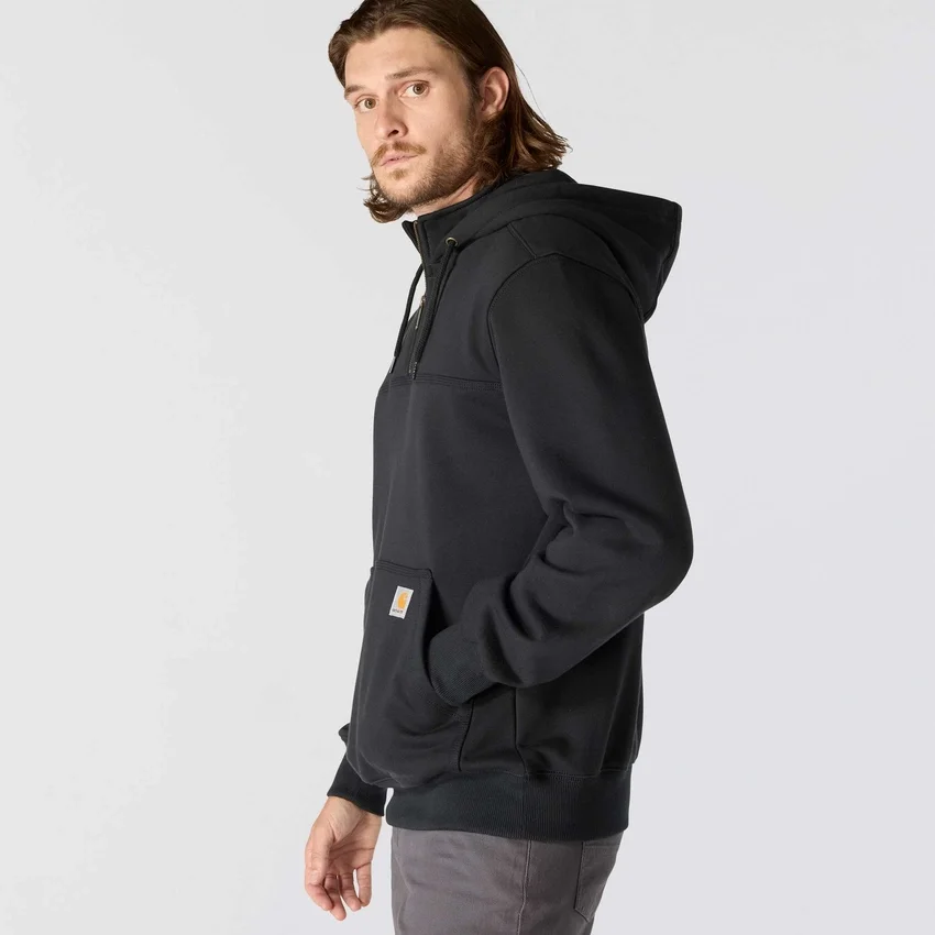 Paxton waterafstotende, zware hoodie met kwartrits voor heren - carhartt Rain Defender Hoodies