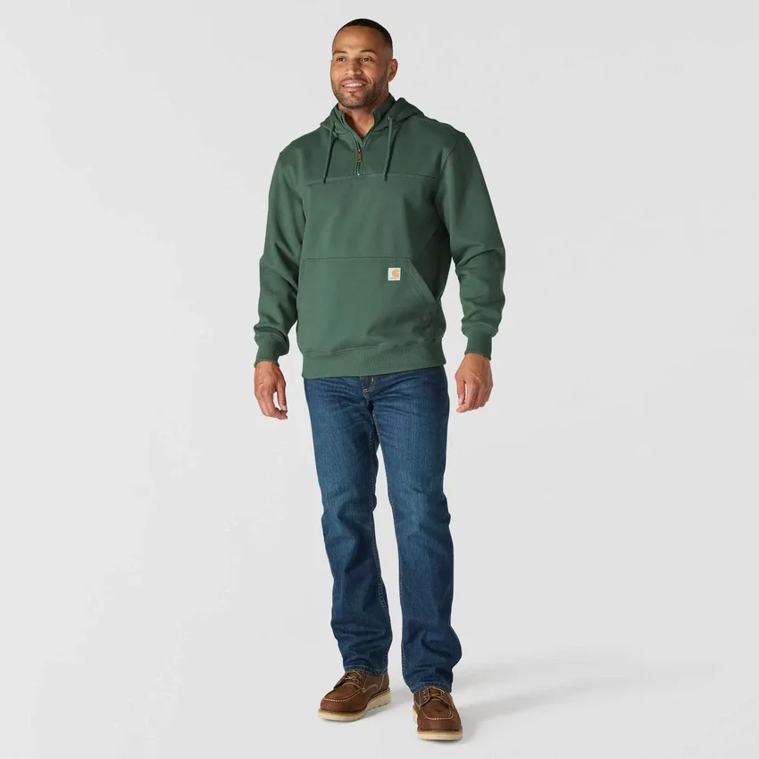 Paxton waterafstotende, zware hoodie met kwartrits voor heren - carhartt Rain Defender Hoodies
