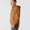 Paxton waterafstotende, zware hoodie met kwartrits voor heren - carhartt Rain Defender Hoodies