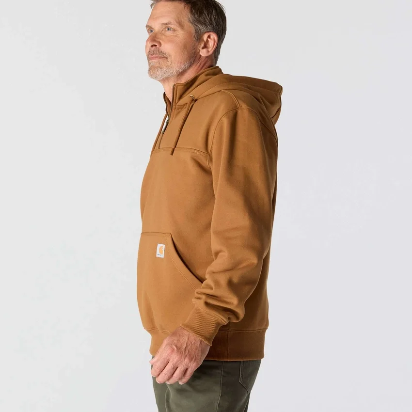 Paxton waterafstotende, zware hoodie met kwartrits voor heren - carhartt Rain Defender Hoodies