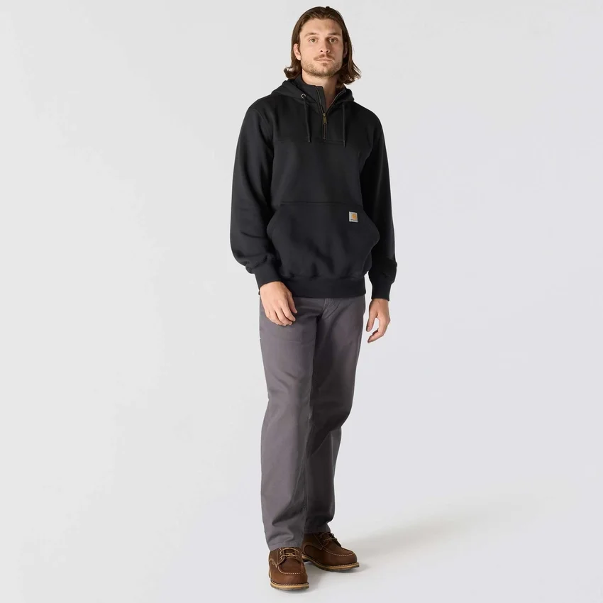Paxton waterafstotende, zware hoodie met kwartrits voor heren - carhartt Rain Defender Hoodies