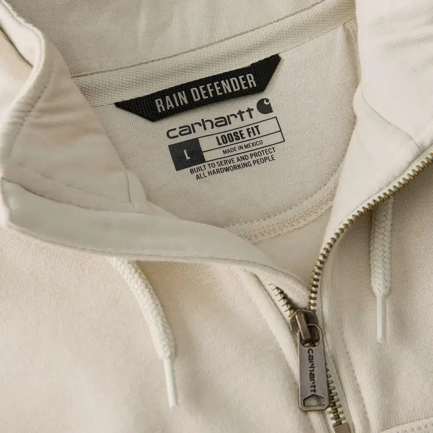 Paxton waterafstotende, zware hoodie met kwartrits voor heren - carhartt Rain Defender Hoodies