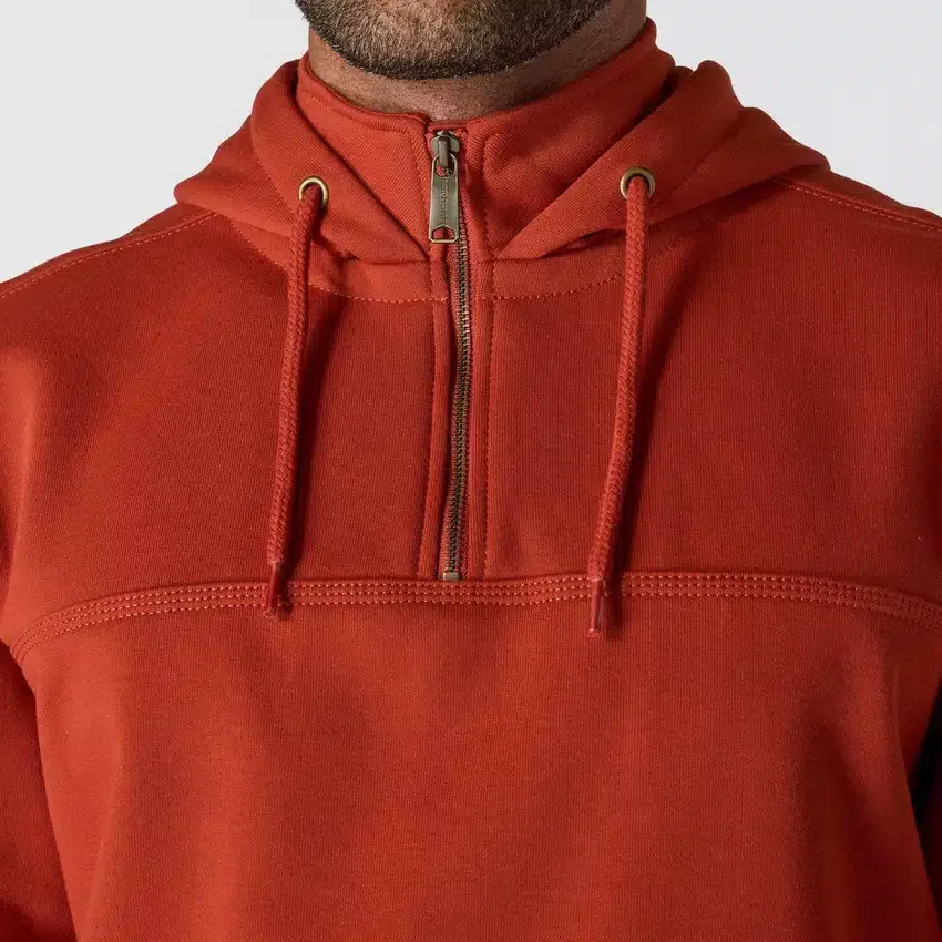 Paxton waterafstotende, zware hoodie met kwartrits voor heren - carhartt Rain Defender Hoodies