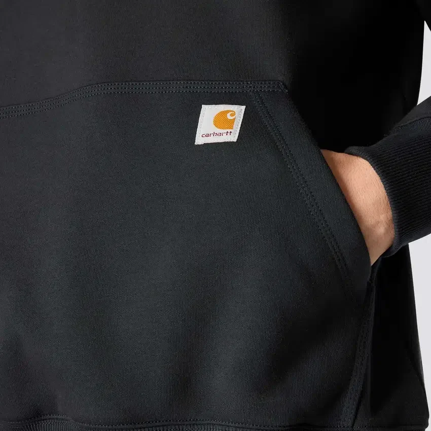 Paxton waterafstotende, zware hoodie met kwartrits voor heren - carhartt Rain Defender Hoodies