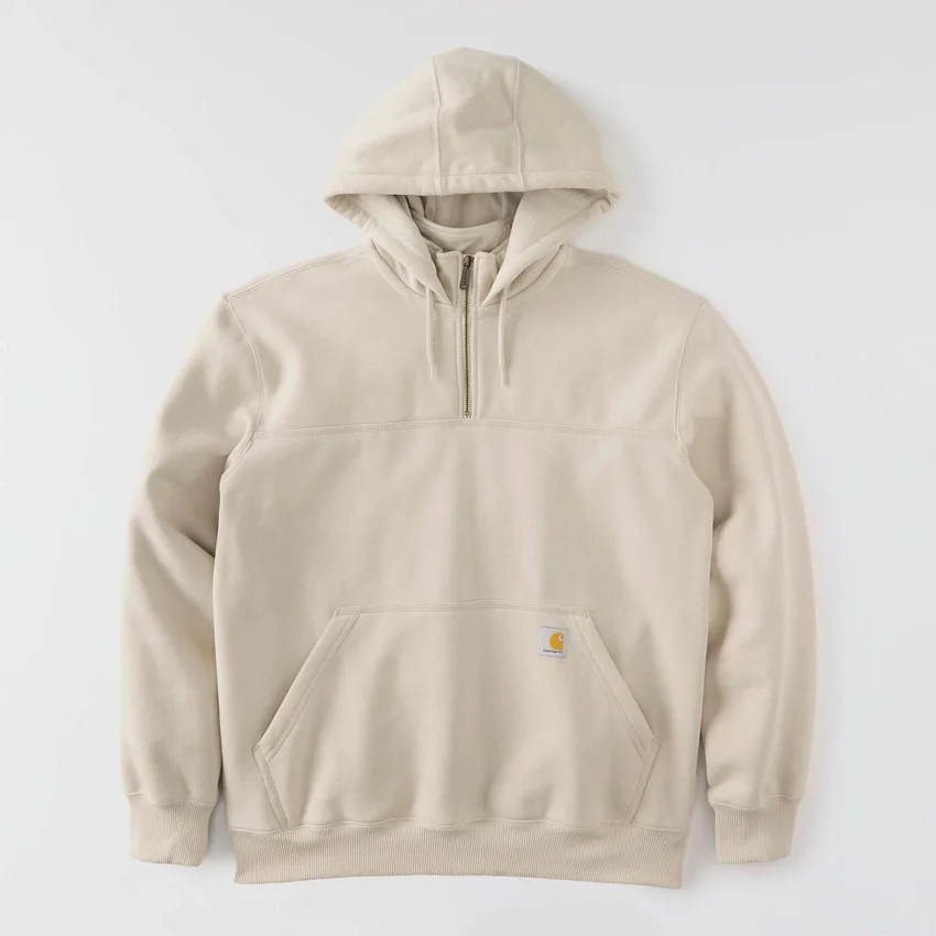 Paxton waterafstotende, zware hoodie met kwartrits voor heren - carhartt Rain Defender Hoodies
