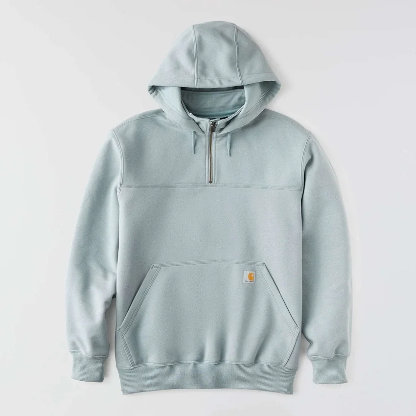 Paxton waterafstotende, zware hoodie met kwartrits voor heren - carhartt Rain Defender Hoodies