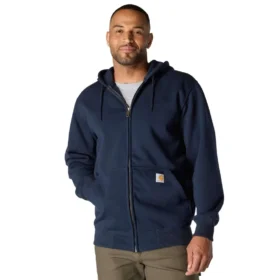 Paxton waterafstotende, zware hoodie met volledige rits voor heren - carhartt Rain Defender-Hoodies