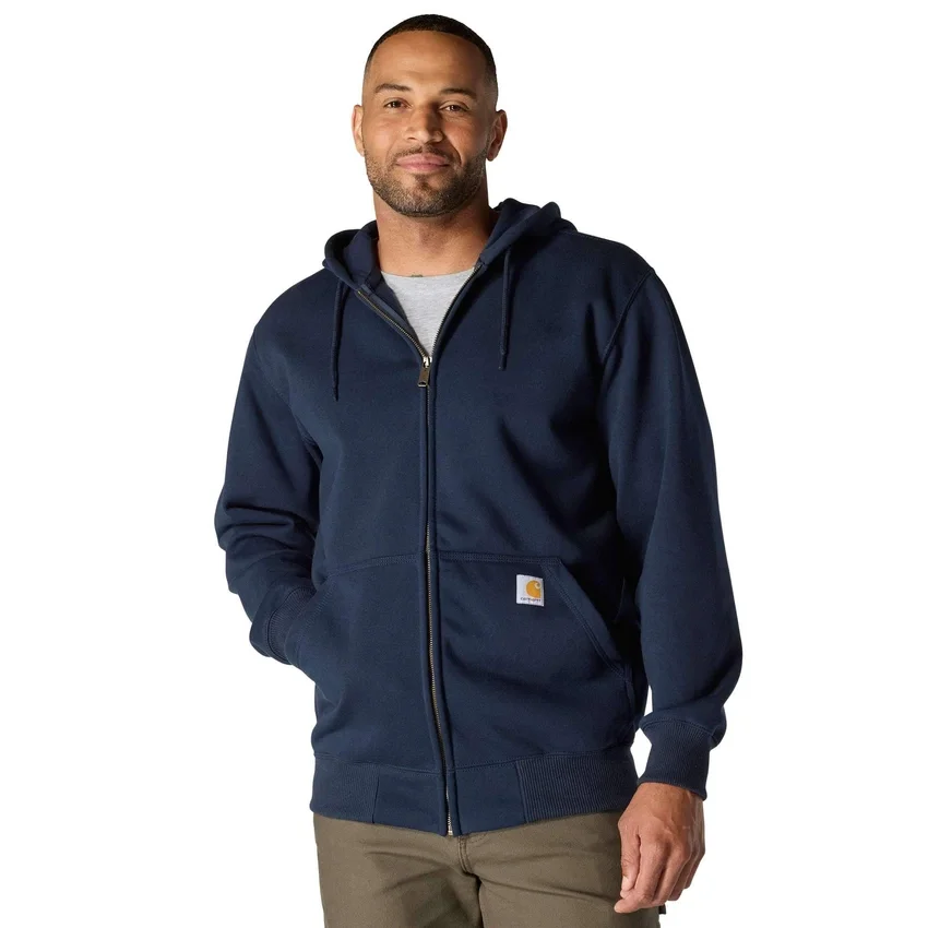 Paxton waterafstotende, zware hoodie met volledige rits voor heren - carhartt Rain Defender-Hoodies