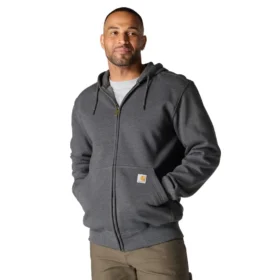 Paxton waterafstotende, zware hoodie met volledige rits voor heren - carhartt Rain Defender-Hoodies