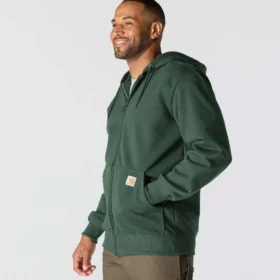 Paxton waterafstotende, zware hoodie met volledige rits voor heren – carhartt Rain Defender-Hoodies