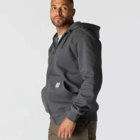Paxton waterafstotende, zware hoodie met volledige rits voor heren – carhartt Rain Defender-Hoodies