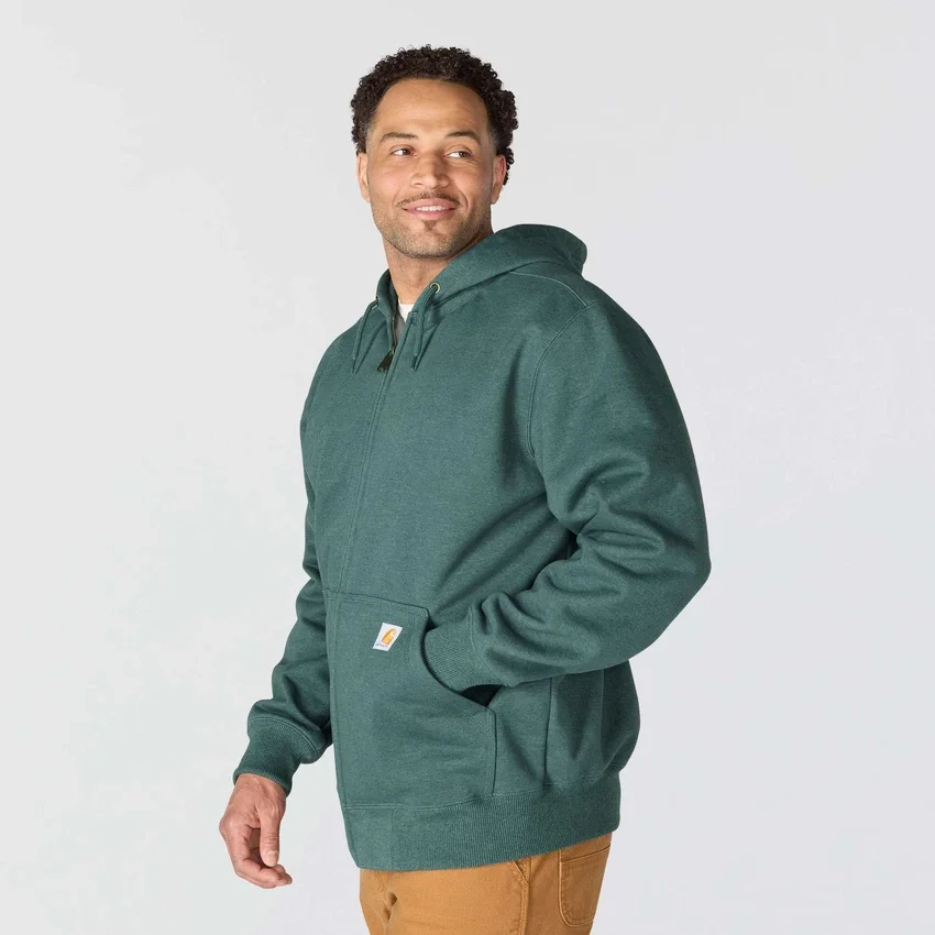 Paxton waterafstotende, zware hoodie met volledige rits voor heren - carhartt Rain Defender-Hoodies