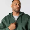 Paxton waterafstotende, zware hoodie met volledige rits voor heren - carhartt Rain Defender-Hoodies