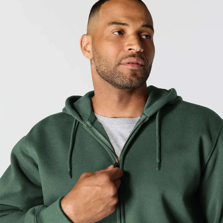 Paxton waterafstotende, zware hoodie met volledige rits voor heren - carhartt Rain Defender-Hoodies