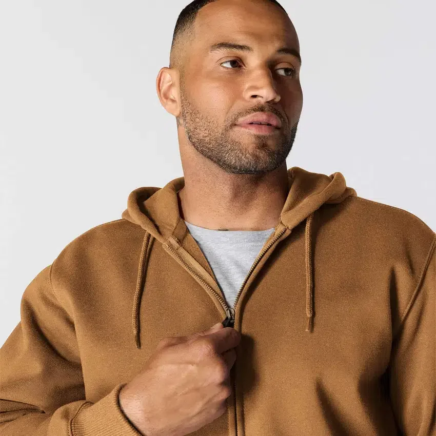 Paxton waterafstotende, zware hoodie met volledige rits voor heren - carhartt Rain Defender-Hoodies