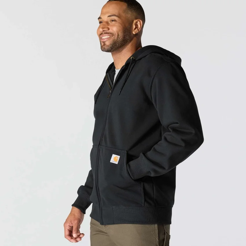 Paxton waterafstotende, zware hoodie met volledige rits voor heren - carhartt Rain Defender-Hoodies