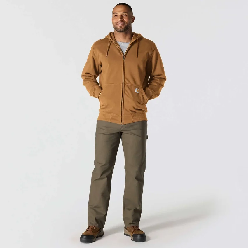 Paxton waterafstotende, zware hoodie met volledige rits voor heren - carhartt Rain Defender-Hoodies