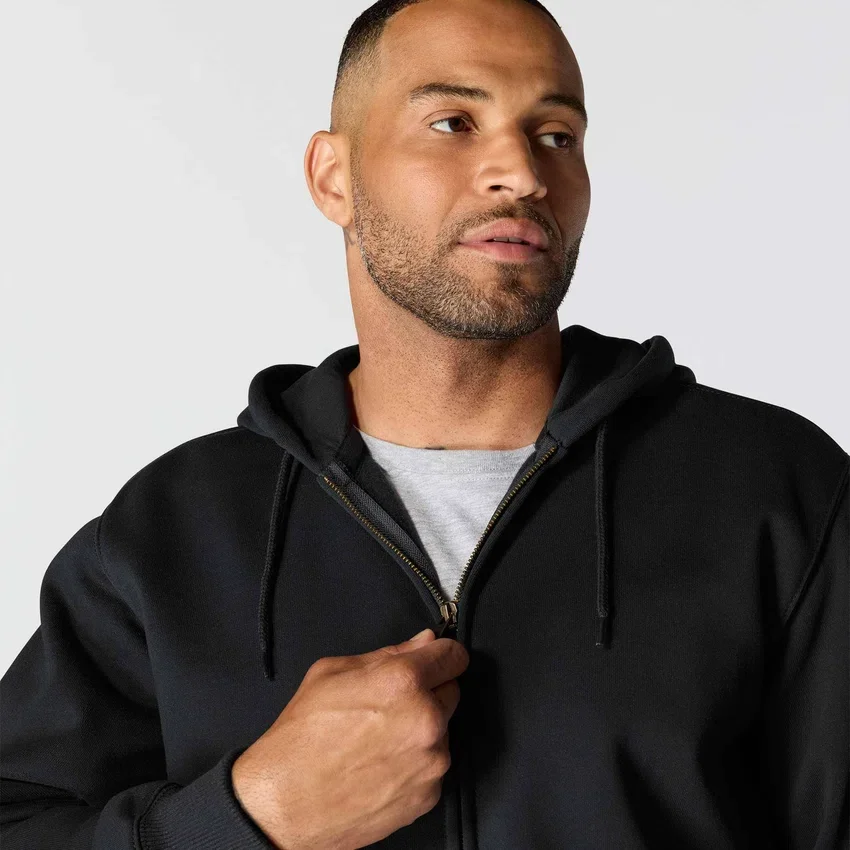 Paxton waterafstotende, zware hoodie met volledige rits voor heren - carhartt Rain Defender-Hoodies