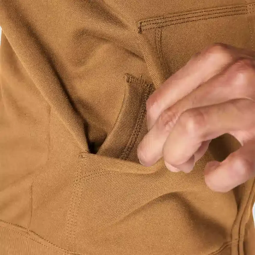Paxton waterafstotende, zware hoodie met volledige rits voor heren - carhartt Rain Defender-Hoodies