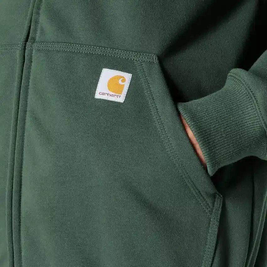 Paxton waterafstotende, zware hoodie met volledige rits voor heren - carhartt Rain Defender-Hoodies