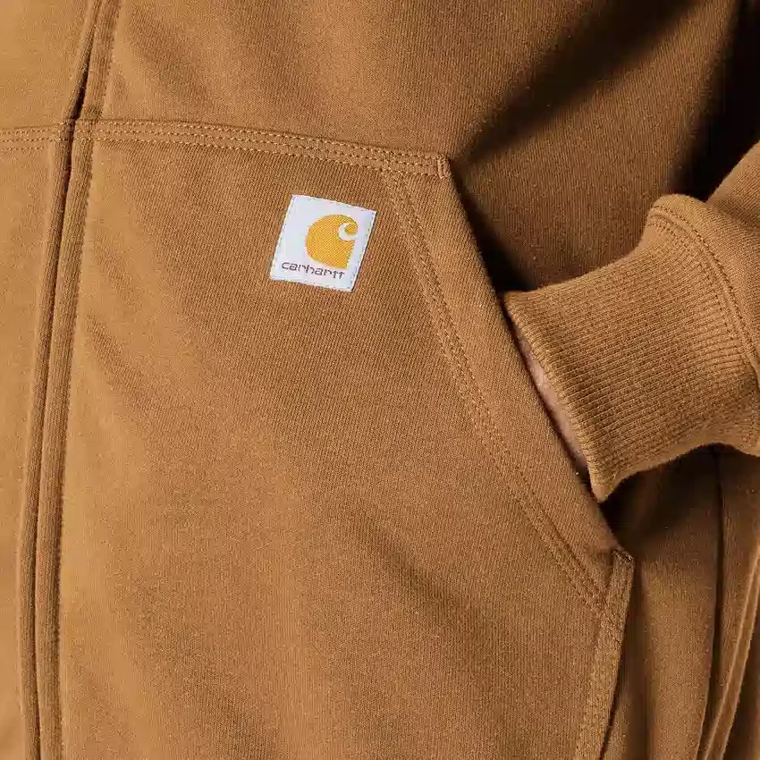 Paxton waterafstotende, zware hoodie met volledige rits voor heren - carhartt Rain Defender-Hoodies