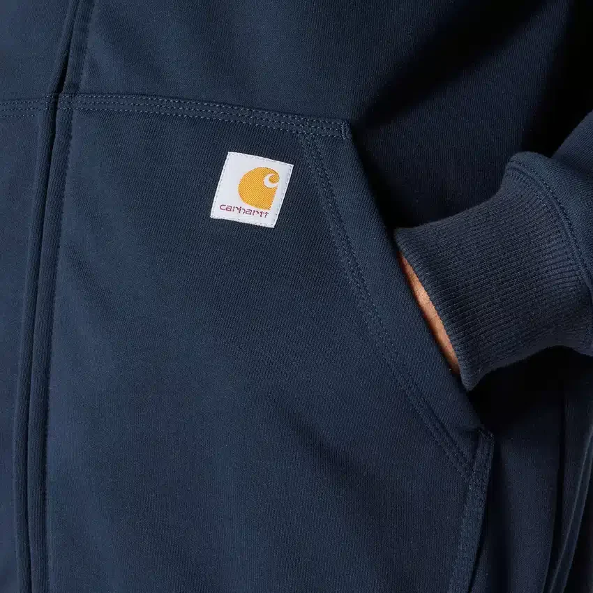 Paxton waterafstotende, zware hoodie met volledige rits voor heren - carhartt Rain Defender-Hoodies