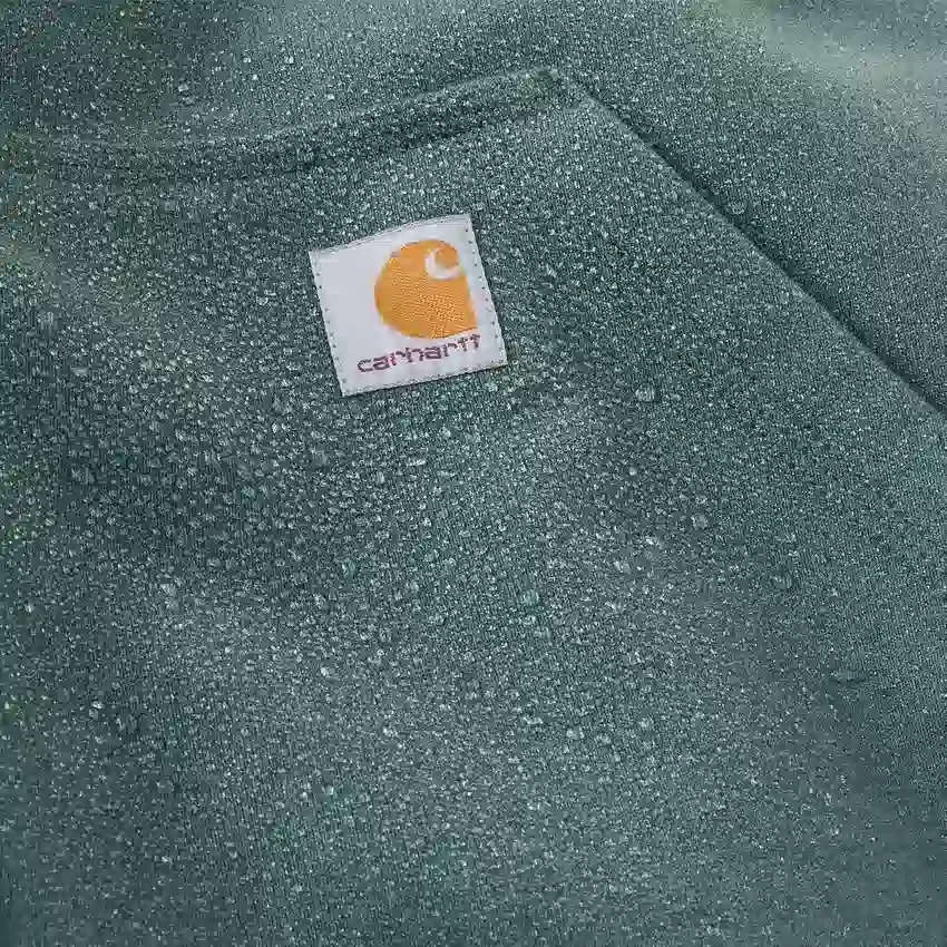 Paxton waterafstotende, zware hoodie met volledige rits voor heren - carhartt Rain Defender-Hoodies