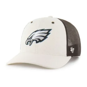Philadelphia Eagles '47 ongeverfde truckerpet met relaxte pasvorm