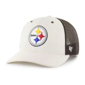 Pittsburgh Steelers '47 ongeverfde Trucker met relaxte pasvorm
