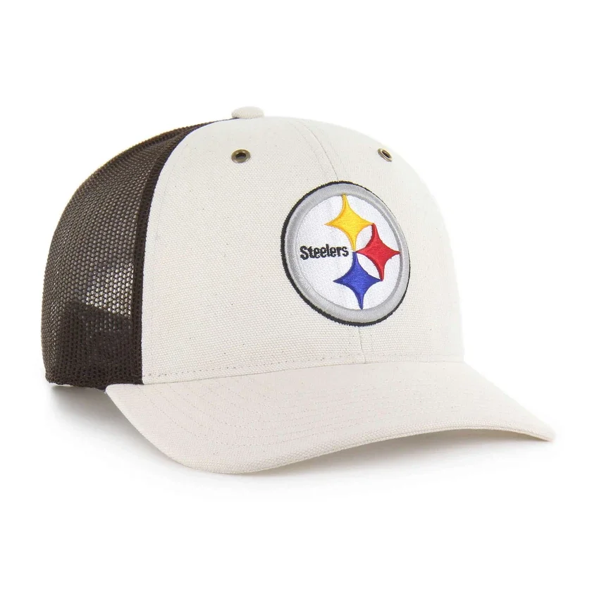Pittsburgh Steelers '47 ongeverfde Trucker met relaxte pasvorm