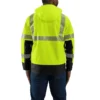 Portsmouth hoogzichtbare waterdichte regenjas voor heren, klasse 3: Storm Defender-jas