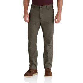 Relaxed Straight Rigby canvasbroek met dubbele knieversterking - Werkbroek