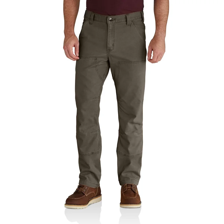 Relaxed Straight Rigby canvasbroek met dubbele knieversterking - Werkbroek