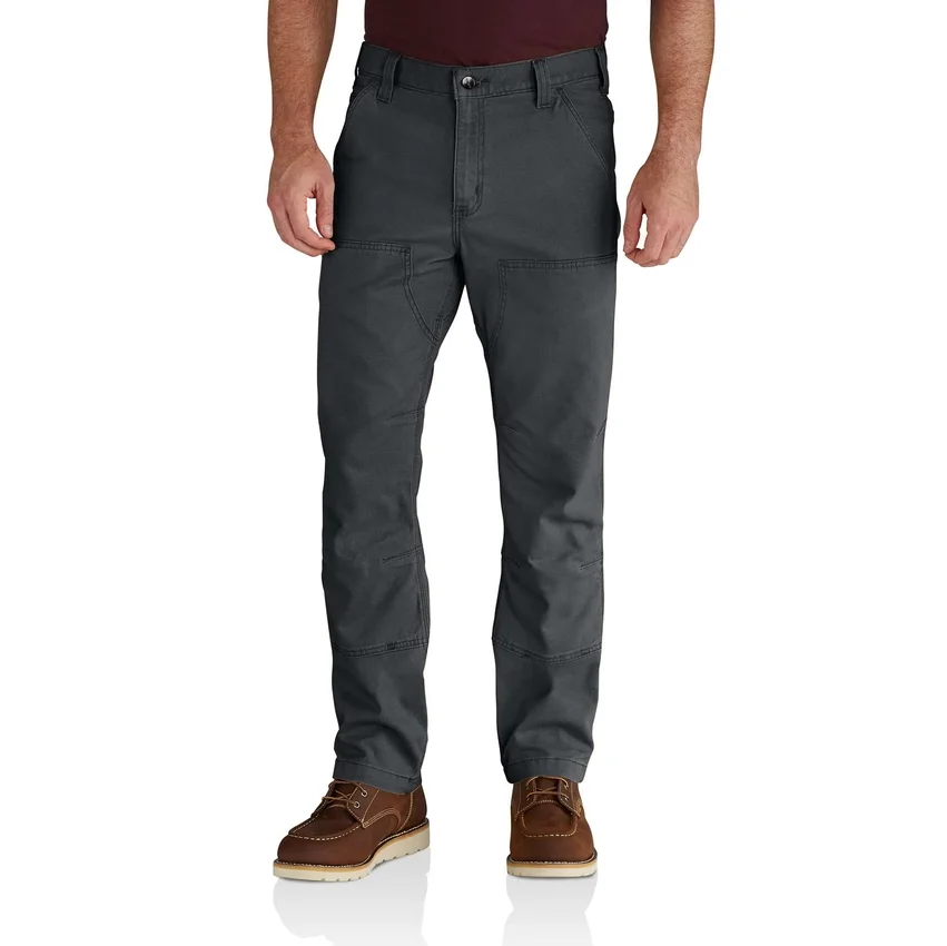 Relaxed Straight Rigby canvasbroek met dubbele knieversterking - Werkbroek