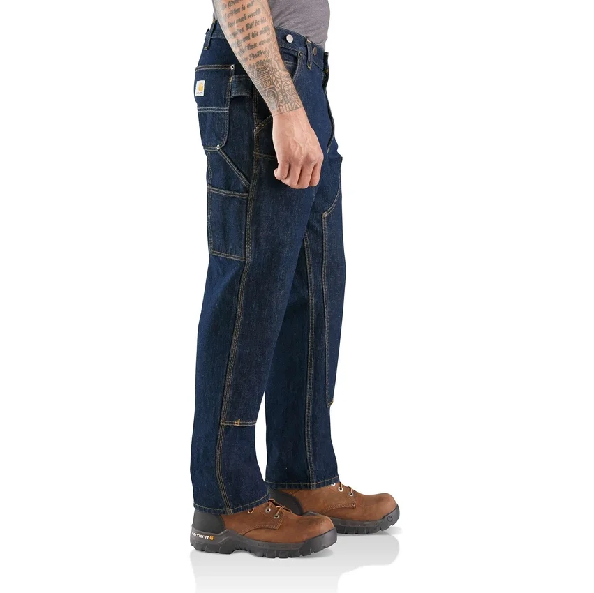 Relaxed Straight Rugged Flex®-loggerjeans met dubbele knieversterking – werkjeans