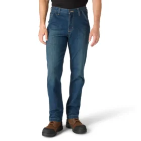 Relaxed Straight Rugged Flex-werkjeans voor heren