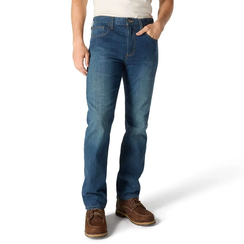 Relaxed Straight Rugged Flex-werkjeans voor heren