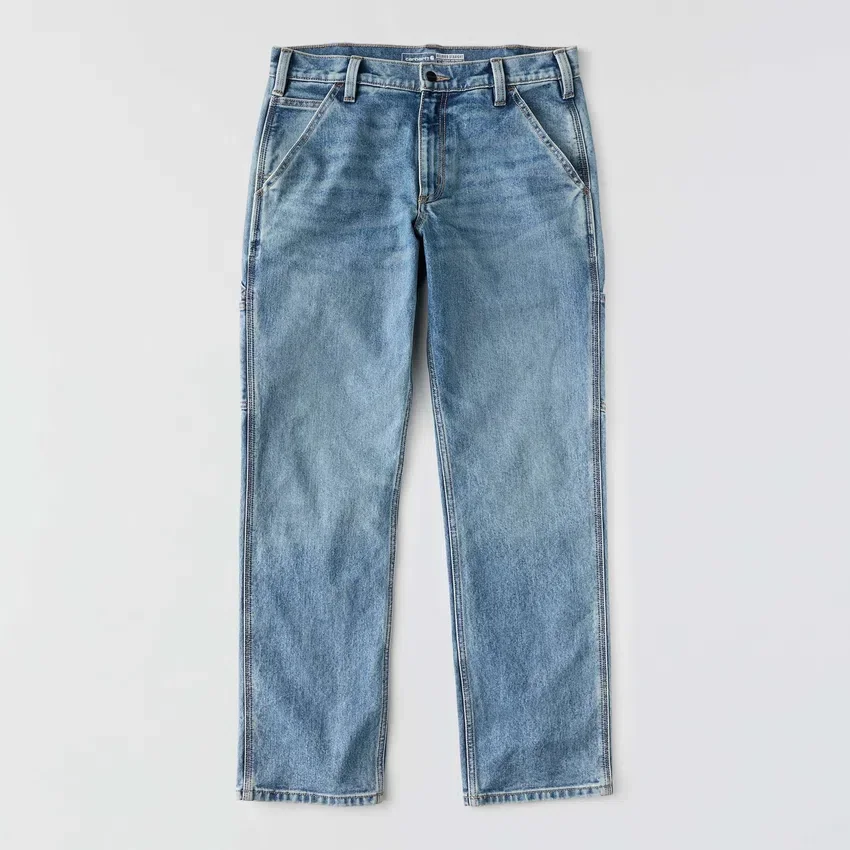 Relaxed Straight Rugged Flex-werkjeans voor heren