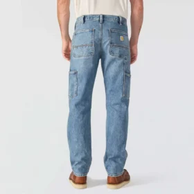 Relaxed Straight Rugged Flex-werkjeans voor heren