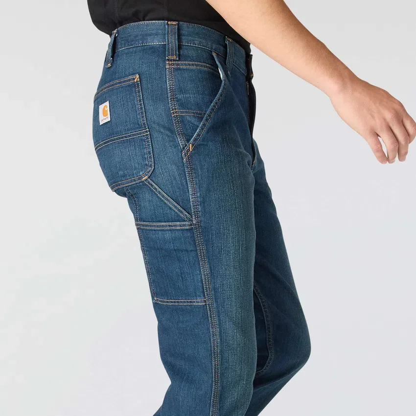 Relaxed Straight Rugged Flex-werkjeans voor heren
